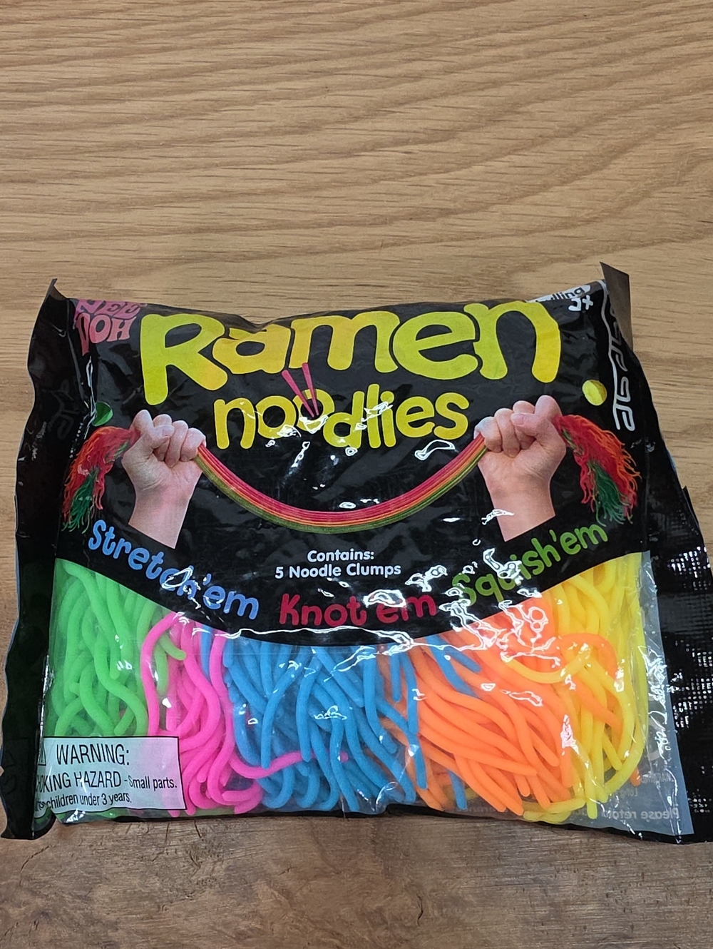 NeeDoh Ramen Noodlies - Neon Multi-Color